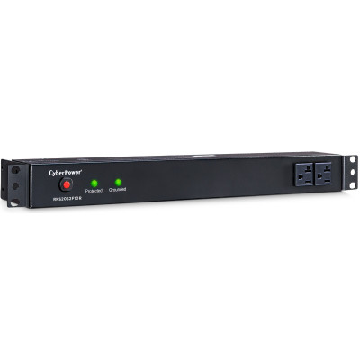 CyberPower RKBS20S2F10R Rackmount surge protector, 20-Amp, 1800 Joules, 12 NEMA 5-20R outlets CyberPower RKBS20S2F10R Rackmount surge protector, 20-Amp, 1800 Joules, 12 NEMA 5-20R outlets